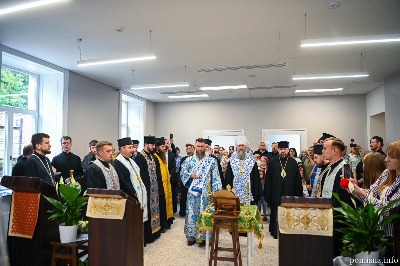 Блаженнійший Митрополит Епіфаній відвідав у Львові поранених воїнів та здійснив закладення нового храму
